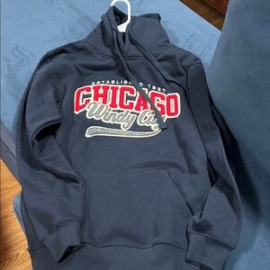 Chicago Windy City Navy Hoodie